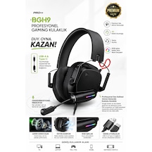 Rgb Işıklı Gaming Kulaklık 40mm Sürücü Omnidirectional Mikrofon 2m Kablo Usb-type-c Girişli