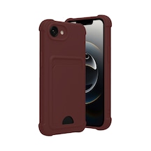 Apple iPhone Uyumlu 16e Kelvin Kartvizitli Silikon - Bordo Bzsxx00 1
