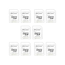 Mikro Sd Çevirici Adaptör Boş Çevirici Micro Sd Adaptör 10'lu Paket