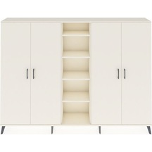 Arges Dolap 12 Raflı 4 Kapaklı 220x30x163 Aytaşı-aytaşı Aytası - Aytası