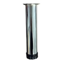 Cateksss Tablalı Ayarlı Metal Dolap Tezgah Baza Koltuk Kanepe Ayağı Krom Çap:42 Mm 20 Cm - 2 Li Paket