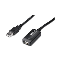 Digitus Da-73102 20 Mt Usb 2.0 To Usb 2.0 Erkek-dişi Usb 2.0 Uzatma Kablosu