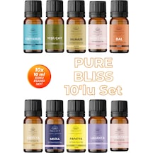 Pure Bliss 10'lu Set Oda Kokusu Esansı - Bebekler İçin 10x10ml Karışık