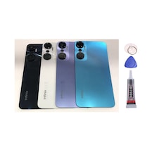 İnfinix Hot 20 Mavi Arka Kapak Batarya Kapağı Pil Kapağı Yapışkan Ve Sökme Aparatıyla Beraber Full Set Mavi