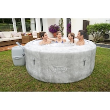 Lay-z-spa 60065 Zurich Energysense Signature Airjet Şişme Spa Havuzu, 2-4 Kişilik Gri