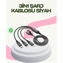 Hızlı Şarj Destekli Çoklu Şarj Kablosu Seyahat Ve Günlük Kullanım Mh-hs4074-2598