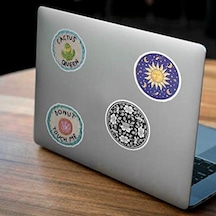 Karışık Rozetler Set Mini Notebook Sticker