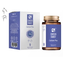 Chosen Family Calcium Plus 60 Kapsül - Kedi & Köpek İçin Kemik, Diş, Hamilelik & Yavru Gelişim Kalsiyumu