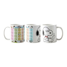 Eğitici Çarpım Tablosu Snoopy Kupa Bardak Tek Adet K028 Çok Renkli