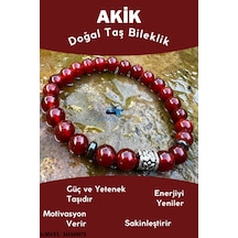 Gümüştel El Sanatları Sertifikalı Doğal Taş Turuncu Akik Bileklik Aaa Kalite Orijinal Doğal Taş Sürpriz Hediyeli Çok Renkli