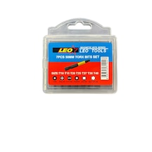 Torx Bits Set 7 Parça S2 Kalite 50 Mm