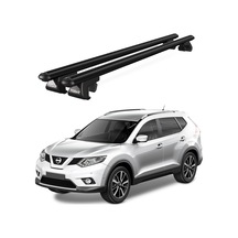 Venüs Nissan X-trail 2014-2020 Uyumlu Siyah Ara Atkı Port Bagaj Tavan Barı