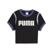 Puma Future.puma.archıve Baby Tee Siyah Kadın Crop