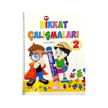 +3 Yaş Dikkat Çalışmaları Kitabı Pembe Patikler
