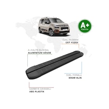 Citroen Berlingo Yan Basamak Kısa Şasi 2019 Model Ve Sonrası S-line Siyah