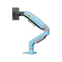 N.bayou F80-xm Amortisörlü Monitör Masa Mavi Kol