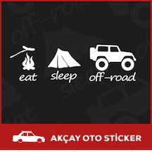 Eat Slepp Offroad Sticker Offroad Sticker Oto Sticker 4X4 Sticker