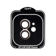 İphone 11 Pvd Metal Kamera Lens - Turuncu