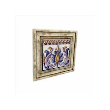 İtalyan Deseni Baskılı Taş Tablo 25x25 696