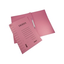 Tam Kapak Pembe Dosya - 6 Adet