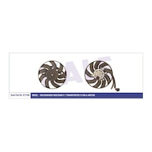 KALE 417100 FAN MOTORU TRANSPORTER T5 03- SAĞ TARAF 350W-295mm