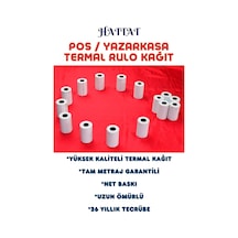 Pos Termal Kağıt 56mmx16 Metre Pos Cihazı, Yazar Kasa, Bilgi Fişi, Sıramatik Ve Her Tip Termal Rulo Yüksek Kalitel