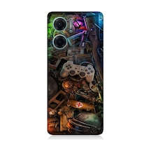 Xiaomi Redmi Note 11e Uyumlu Oyuncu Gamer Desenli Silikon Kılıf