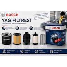 Bosch Toyota Rav4 2.0 D-4d 124 Hp 2006-2012 Uyumlu Yağ Filtresi