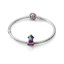 Kadın Renkli Unicorn Model Gümüş Charm