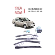 Renault Symbol 1998-2006 Mugen Cam Rüzgarlığı Ön-Arka