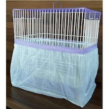 Fizzy Kuş Kafes Tülü 68 x 29 x 29 CM Mor