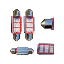 Sofit 12 Led 36mm Kırmızı