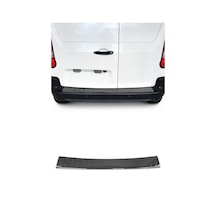 Toyota Proace City 2019-2027 Uyumlu Krom Arka Tampon Eşiği Paslanmaz Çelik Siyah