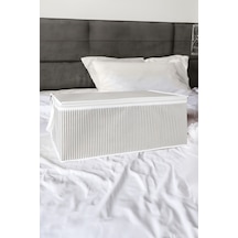 Baza Altı Hurç 50 X 30 X 20 Cm Baza Kıyafet Yastık Yorgan Hurcu 30 X 20 Kumaş Gri Tr Diğer