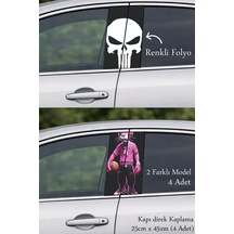 Aracınıza Uyumlu Özgün Tasarım Kapı Direk Folyo Sticker Etiket