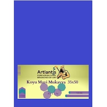 Artlantis Renkli Mukavva 35 x 50 CM 5 Adet Koyu Mavi