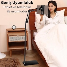 Lexroo Metal Ayaklı Ayarlanabilir Teleskopic 3eklemli Profesyonel Tablet Tutucu Stand Telefon Tutucu