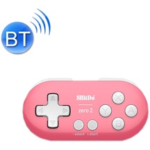 8bitdo Zero2 Kablosuz Bluetooth Mini Anahtar Kolu / Windows / Android / Macos / Steam / Respeberr Pembe
