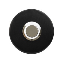 Lockway Z-101sb Siyah Paslanmaz Tek Kontak Zil Butonu Beyaz Led