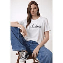 Fashion Friends Baskılı Kadın Bluz 26y0190k1 Ekru
