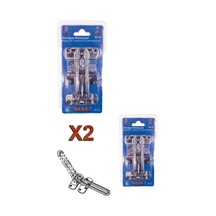 Kapı Emniyet Kelepçesi Krom 2 Adet