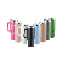 Novahub Göl Yeşili 40oz Paslanmaz Çelik Vakum Termos Bardak, Soğuk Tutmak, Araba Ve Dış Mekan İçin Yeşil