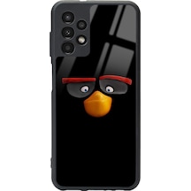 Samsung Uyumlu A-13 Black Tasarımlı Glossy Telefon Kılıfı Çok Renkli