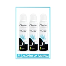 3 Adet Emotion Invisible Fresh Black & White Kadın Deodorant 150ml Vegan, Leke Bırakmaz