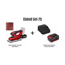 Einhell Set-75 Einhell Te-os 18/230 Li Akülü Zımpara+einhell 18v 4,0 Ah Pxc Starter Kit, Akü & Şarj Cihazı