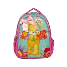 Popcorn The Bear İki Bölmeli İlkokul Çantası - 2085