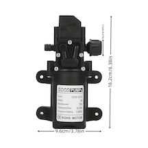 Honeybeeshop 1 Bilgisayar 6l Dak Kendinden Emişli Su Pompası 70w Dc12v Yüksek Basınç 130psı Dayanıklı Plastik Otomotiv Endüstriyel Kullanım