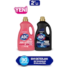 ABC Siyahlara Özel + Sık Yıkananlar Sıvı Çamaşır Deterjanı 2 x 2700 ML
