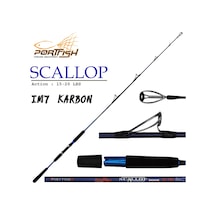 Portfish Scallop Jig Kamışı 180 CM Tek Parça 60-180 Gr