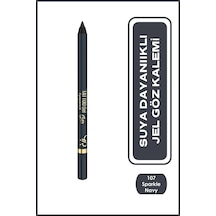 Tattoo Gel Eyepencil No: 107 Sparkle Navy - 24 Saat Kalıcı Suya Dayanıklı Jel Göz Kalemi